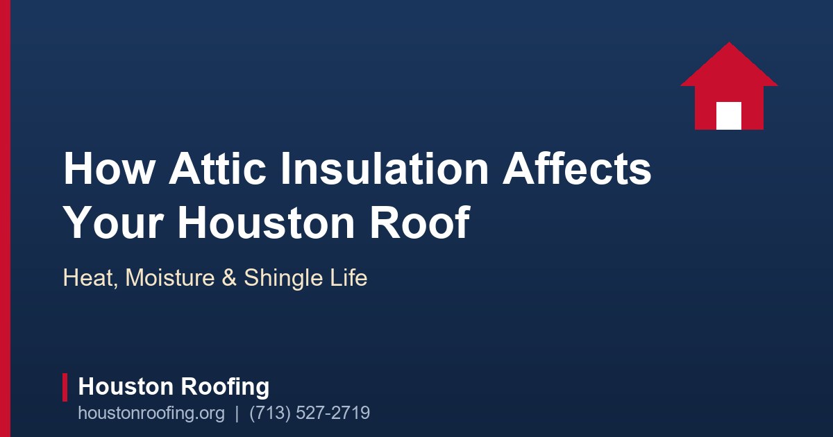 Blown-in fiberglass insulation on the attic floor of a Houston home beneath the roof decking