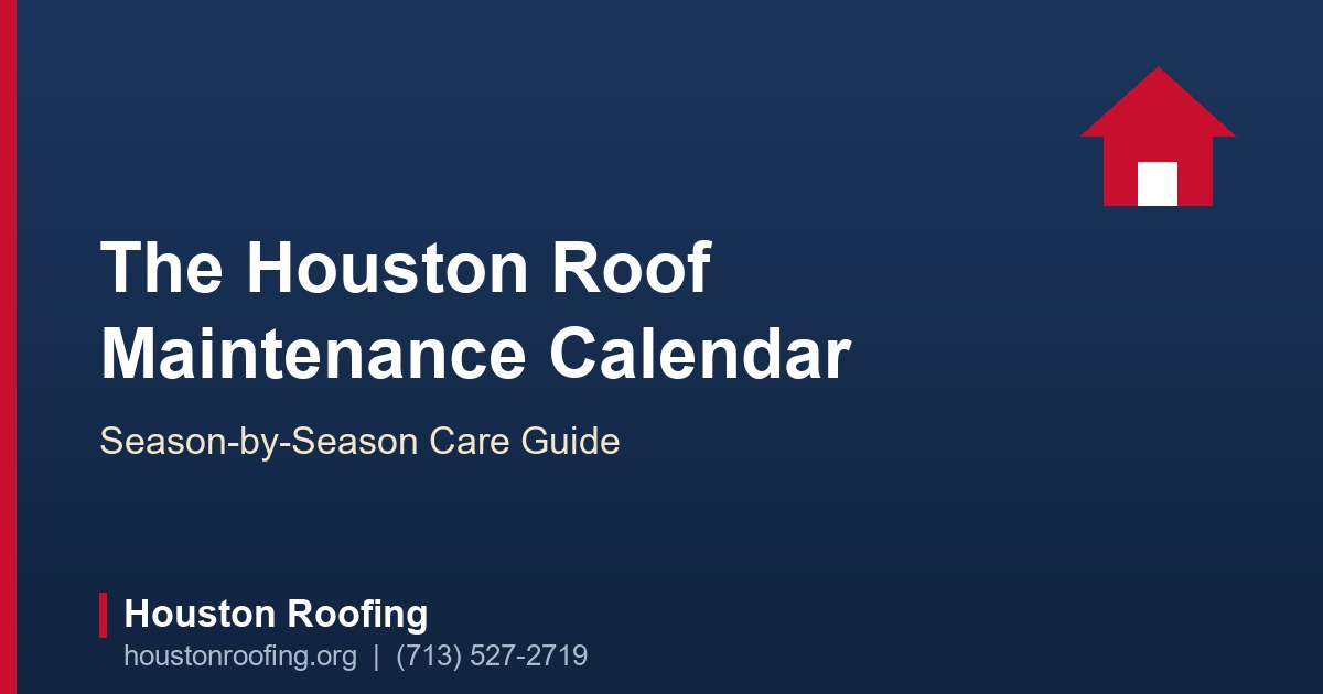 Homeowner reviewing a seasonal maintenance checklist while a contractor inspects the shingle roof of a Houston home