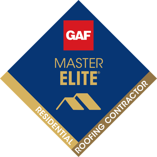 GAF Master Elite Residential Roofing Contractor badge
