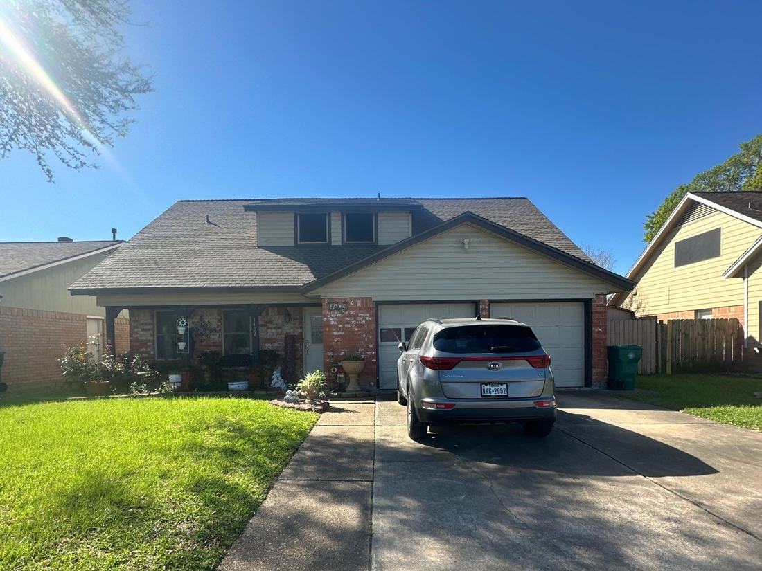 Completed roof replacement on a single-story Pasadena home